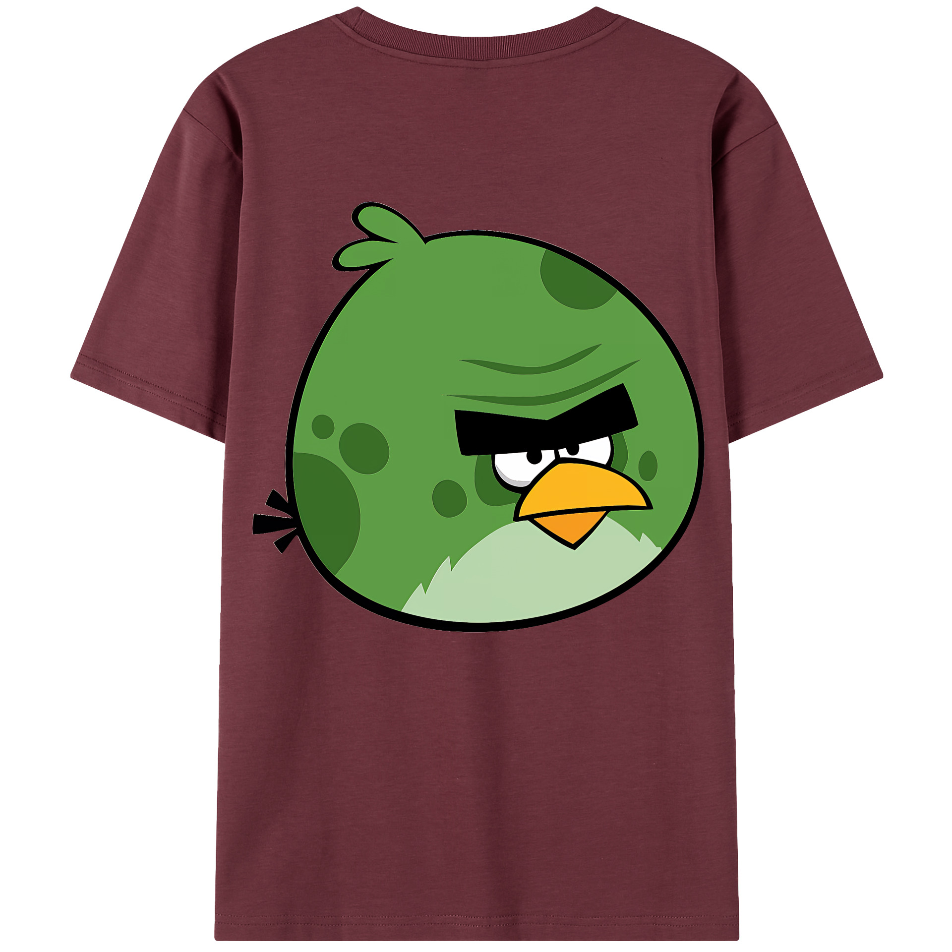 （画像用） Angry Birds アングリーバード 綿100％半袖Tシャツ（背面プリント）